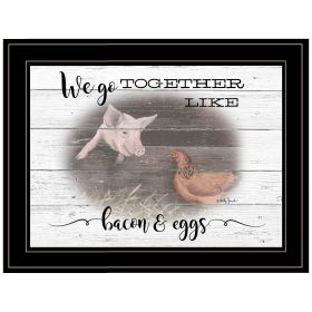 "We Go Together" By Billy Jacobs, Ready to Hang Framed Print, Black Frame