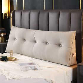 Large Bolster Triangular Headboard Wedge Backrest Positioning Support Bed Rest Reading Pillows Headboard Wedge Pillows with Removable Cover