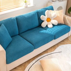 Shake fleece sofa cover, all inclusive universal cover, lazy elastic sofa cover, all season universal anti cat scratch sofa cover (Color: Jingmi Baolan, size: L)
