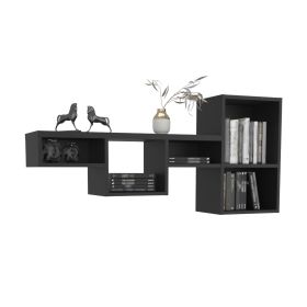 Norman Shelf, 7 Shelves (Color: Black)