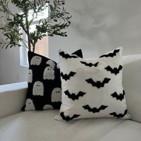 Halloween throw pillow cover, 20x20 inch (Fabric: Ghost)